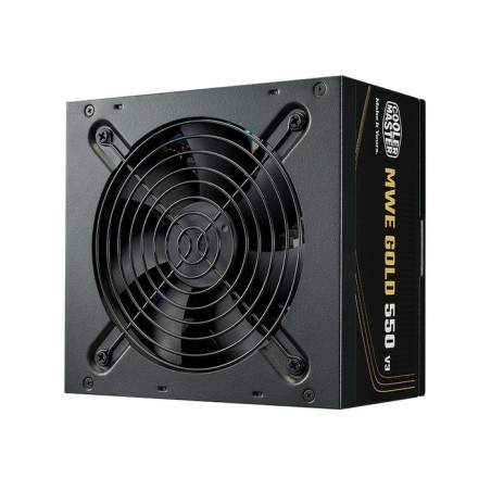 Fuente de alimentacion cooler master 80 plus gold 550w atx 3.1 - pfc activo - ventilador 120mm