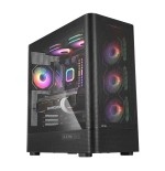 Caja pc abysm danube sava h500 ii torre atx, itx, micro atx - lateral de cristal templado - 3.5" y 2.5" - usb-a, usb-c y