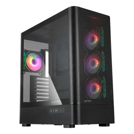 Caja pc abysm danube sava h500 ii torre atx, itx, micro atx - lateral de cristal templado - 3.5" y 2.5" - usb-a, usb-c y