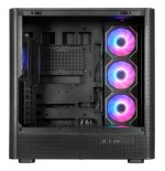 Caja pc abysm danube sava h500 ii torre atx, itx, micro atx - lateral de cristal templado - 3.5" y 2.5" - usb-a, usb-c y