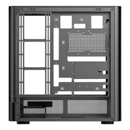 Caja pc abysm danube sava h500 ii torre atx, itx, micro atx - lateral de cristal templado - 3.5" y 2.5" - usb-a, usb-c y
