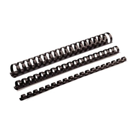 Fellowes pack de 100 canutillos negros 10 mm