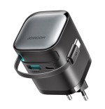 Cargador joyroom usb-c con cable retráctil integrado