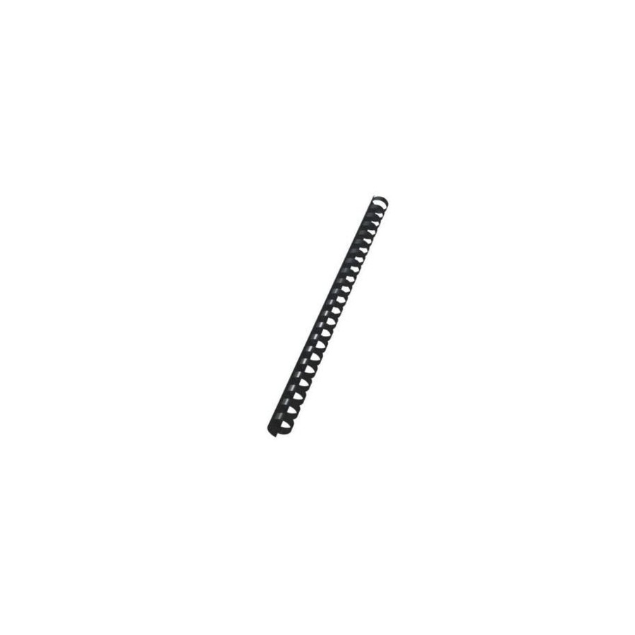 Fellowes pack de 100 canutillos de plastico 12mm - hasta 80 hojas - facil de utilizar y flexible - alta calidad - color
