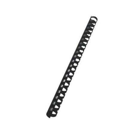 Fellowes pack de 100 canutillos de plastico 12mm - hasta 80 hojas - facil de utilizar y flexible - alta calidad - color