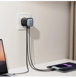 Cargador joyroom usb-c con cable retráctil integrado