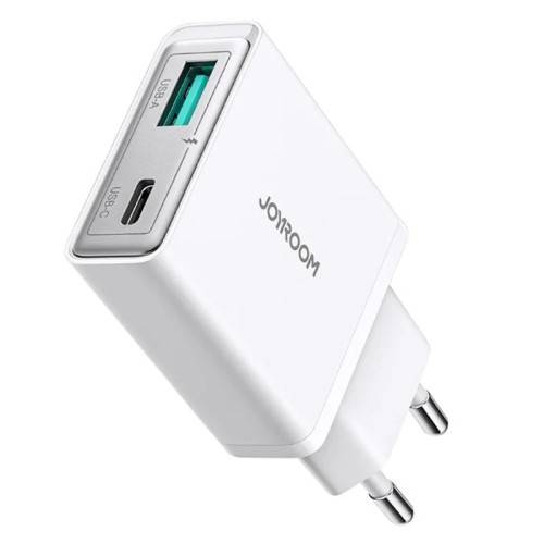 Cargador joyroom super slim con puertos usb-c +y usb-a