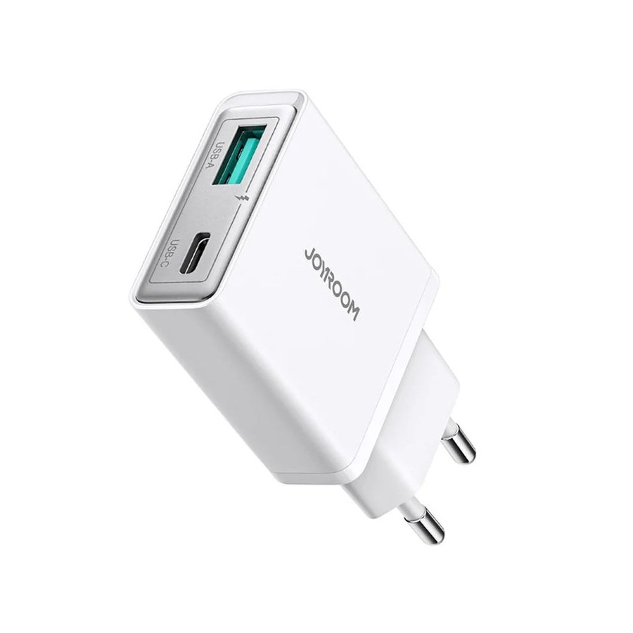 Cargador joyroom super slim con puertos usb-c +y usb-a