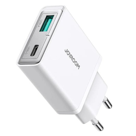 Cargador joyroom super slim con puertos usb-c +y usb-a