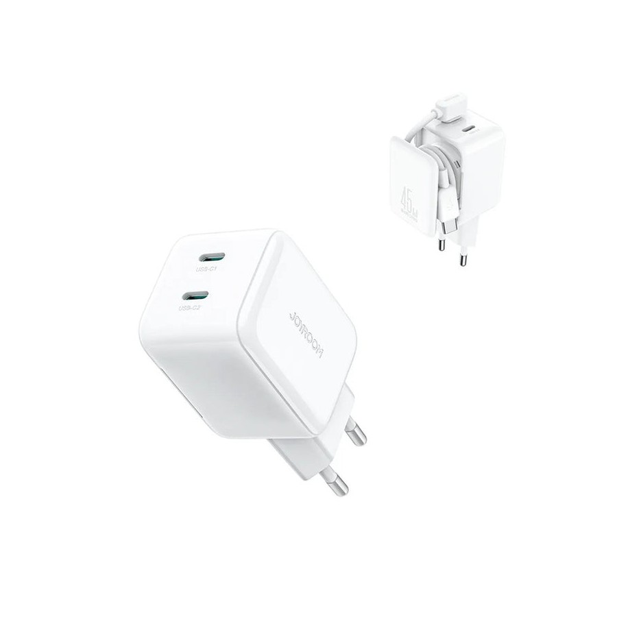 Cargador joyroom con doble puerto tipo c