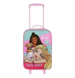 Maleta trolley 3d pets barbie 52cm