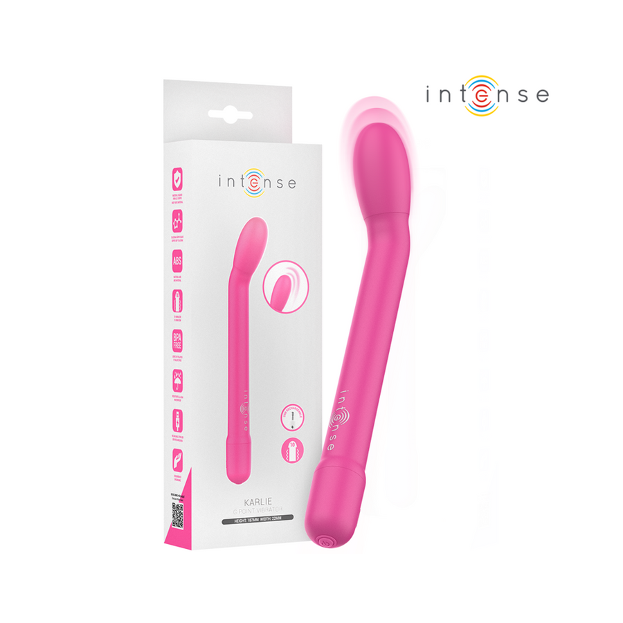 Intense - estimulador punto-g rosa recargable