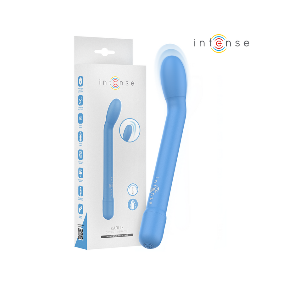 Intense - estimulador punto-g azul recargable