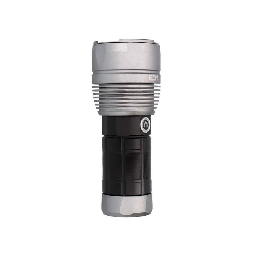 Linterna led táctica titanforce recargable 14.000 lm 6500 k 150 w ip44 + cordón