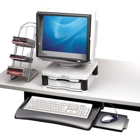 Bandeja teclado manager grafito fellowes  93804, 558 mm, 302 mm, 52 mm,