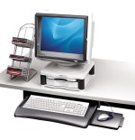 Bandeja teclado manager grafito fellowes  93804, 558 mm, 302 mm, 52 mm,