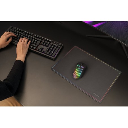Pack gaming mars gaming mcpwx teclado inalámbrico + ratón inalámbrico + alfombrilla