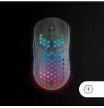 Pack gaming mars gaming mcpwx teclado inalámbrico + ratón inalámbrico + alfombrilla