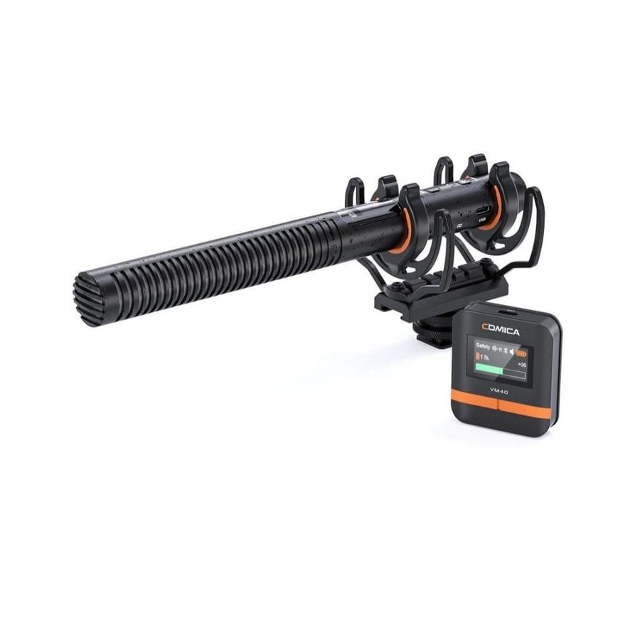 Comica vm40 micrófono inalámbrico 32gb de grabación integrada y flotante