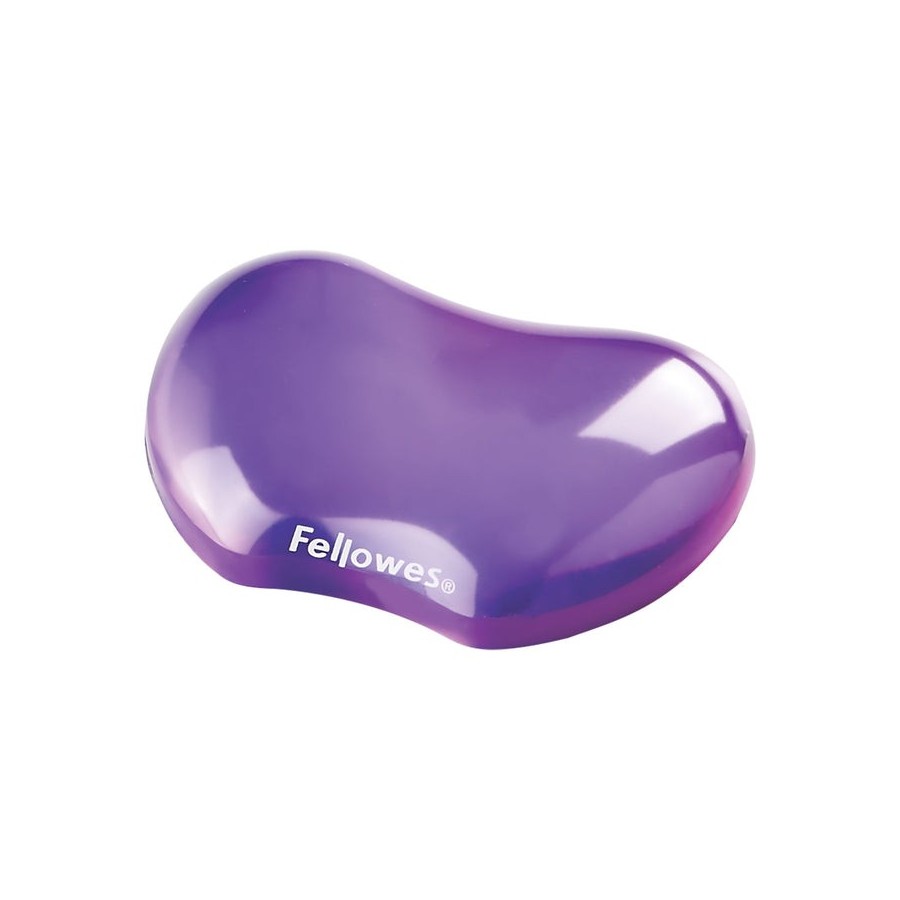Alfombrilla mini reposamuñecas fellowes gel crystal/ 18 x 122 x 88mm / violeta