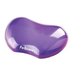 Alfombrilla mini reposamuñecas fellowes gel crystal/ 18 x 122 x 88mm / violeta
