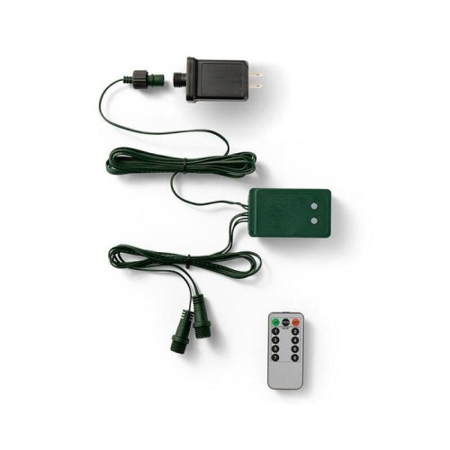 Transformador exterior verde con control remoto 5 m