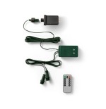 Transformador exterior verde con control remoto 5 m
