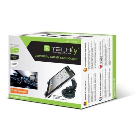 Techly i-tablet-vent soporte para  tablet 7-10.coche pasivo negro