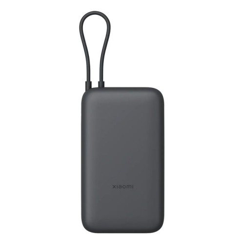 Xiaomi power bank 20000mah 22.5w with integrated type-c cable dark gray eu bhr9740gl