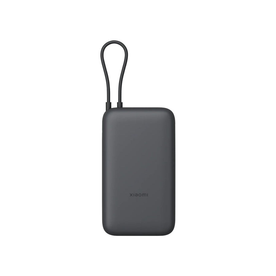 Xiaomi power bank 20000mah 22.5w with integrated type-c cable dark gray eu bhr9740gl