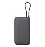Xiaomi power bank 20000mah 22.5w with integrated type-c cable dark gray eu bhr9740gl