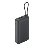 Xiaomi power bank 20000mah 22.5w with integrated type-c cable dark gray eu bhr9740gl