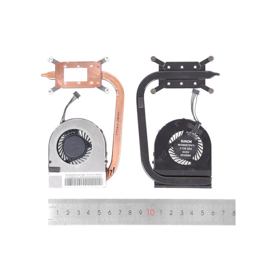 Ventilador con disipador para portátil lenovo thinkpad l560 l570