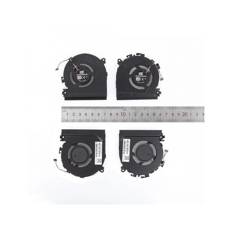 Ventiladores cpu + gpu para portátil hp spectre x360 15 ch 15 ch011dx