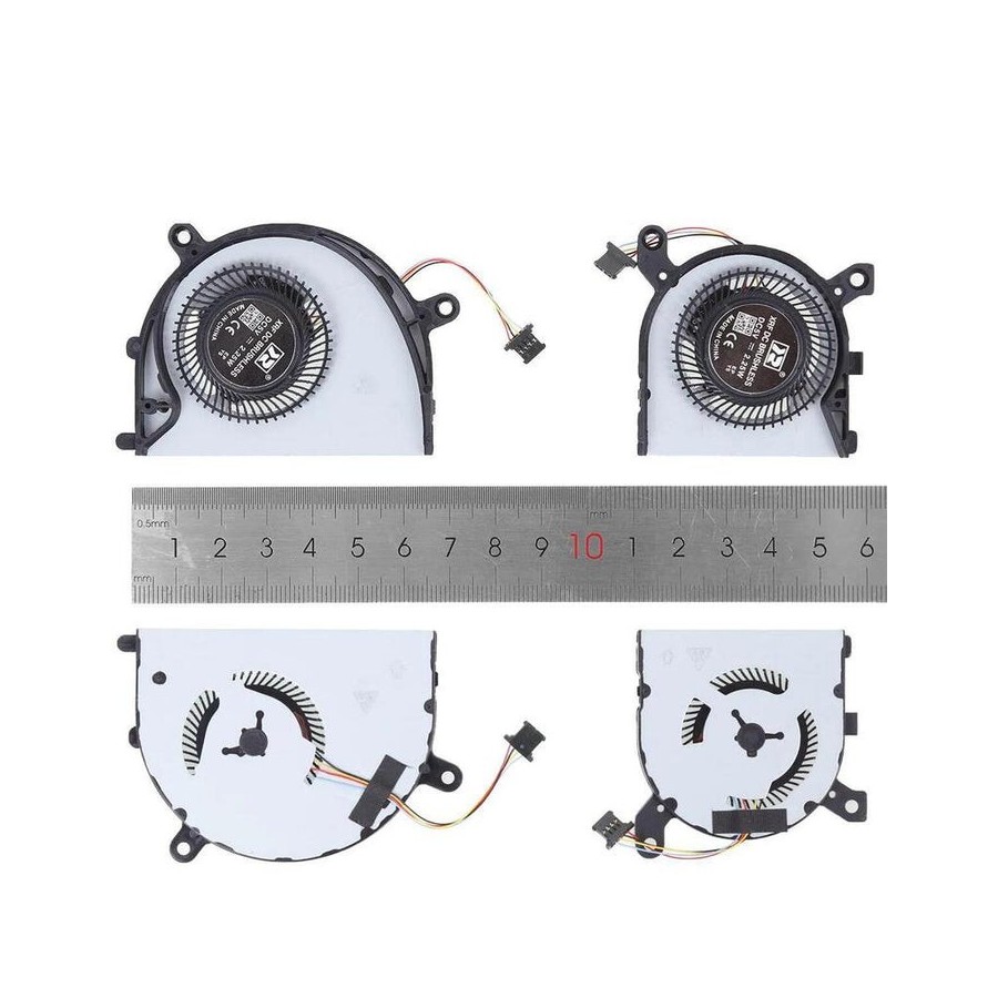 Ventiladores cpu + gpu para portátil lenovo air 13ikb pro 710s 13isk