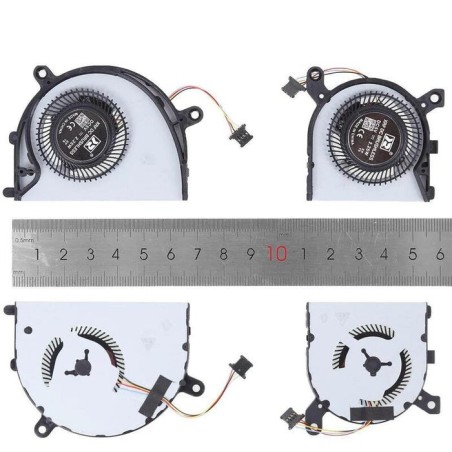 Ventiladores cpu + gpu para portátil lenovo air 13ikb pro 710s 13isk