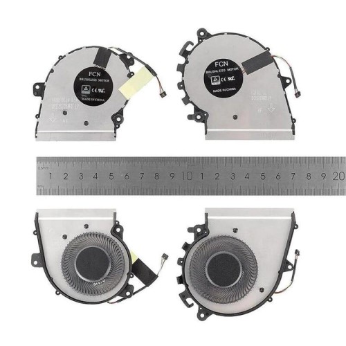 Ventiladores cpu + gpu para portátil lenovo yoga530 14ikb flex 6 14ikb