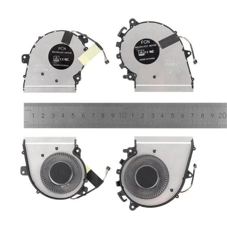 Ventiladores cpu + gpu para portátil lenovo yoga530 14ikb flex 6 14ikb