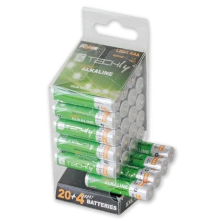 Techly lr03 aaa 1.5v batería de un solo uso alcalino
