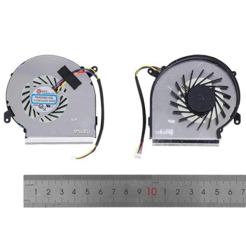 Ventilador gpu para portátil msi ge62vr ge72vr 4 pines