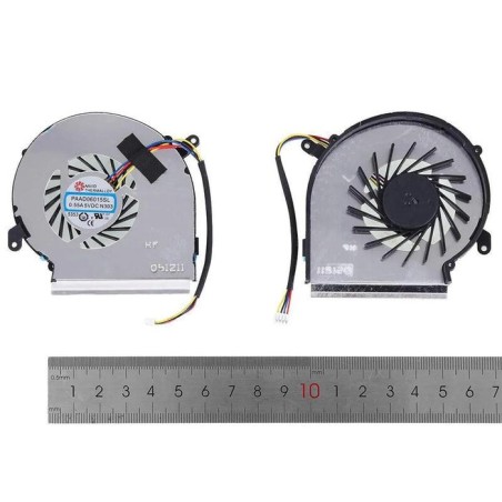Ventilador gpu para portátil msi ge62vr ge72vr 4 pines