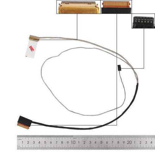 Cable flex para portátil hp 2plus 17 ab 17 w 120tx 17 w220tx 119tx 30 pines