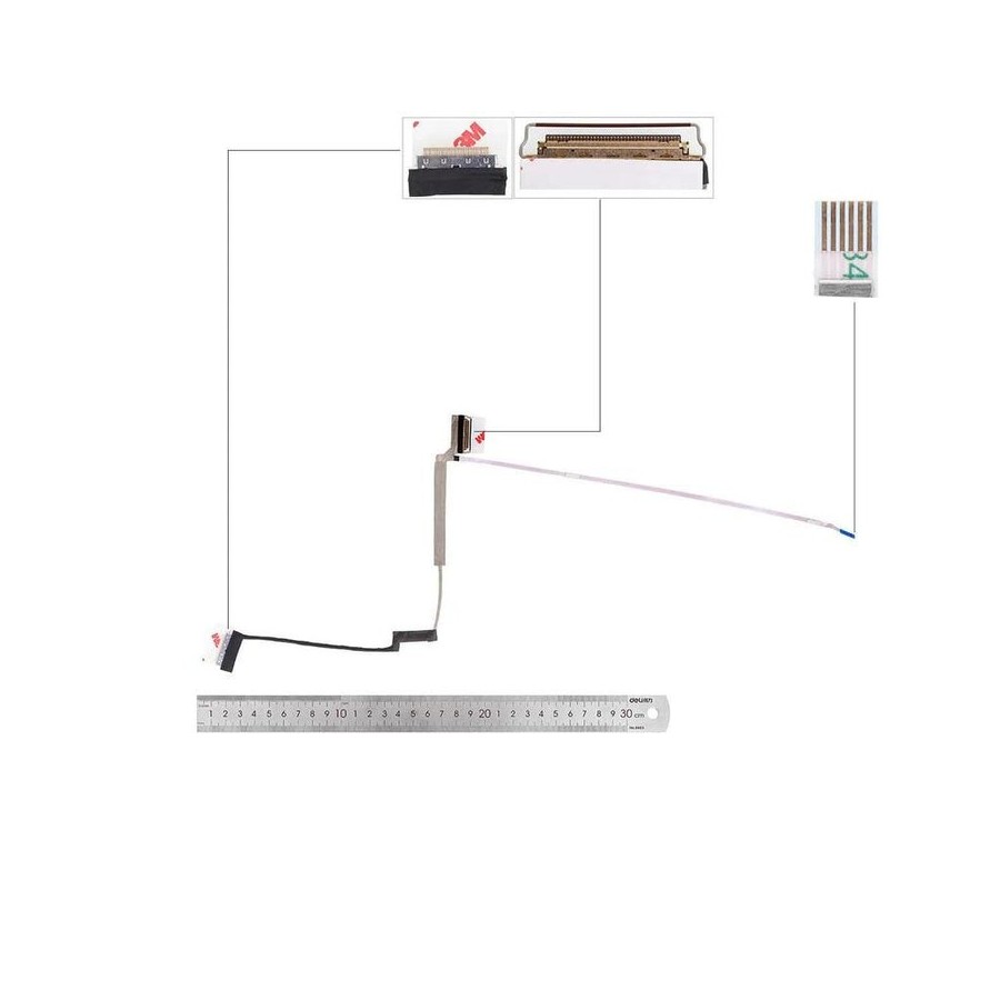 Cable flex para portátil hp 15 cx tpn c133 4k