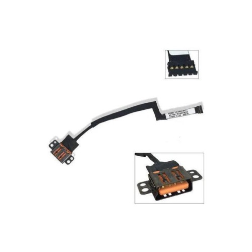 Conector dc jack para portátil lenovo yoga 900 13isk 900 13isk2 80mk dc30100pn00