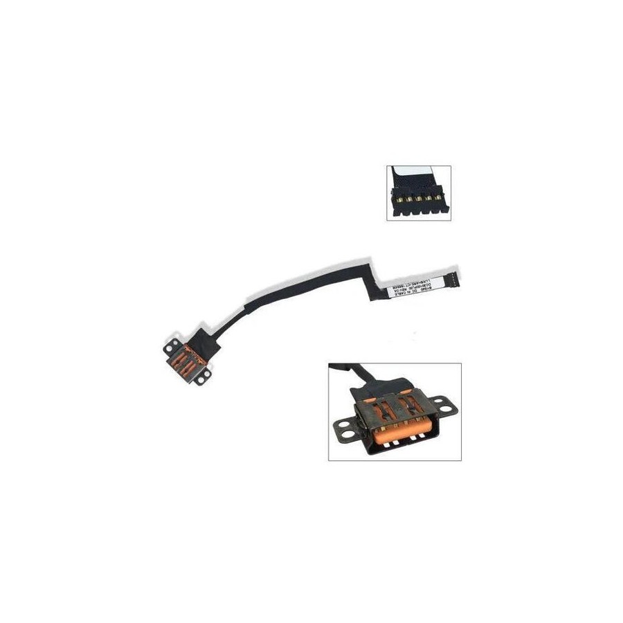 Conector dc jack para portátil lenovo yoga 900 13isk 900 13isk2 80mk dc30100pn00