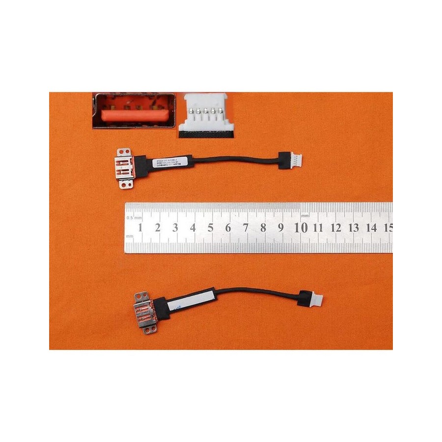 Conector dc jack para portátil lenovo yoga 3 1370 dc30100lo00