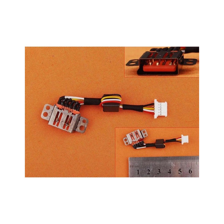 Conector dc jack para portátil lenovo yoga 3 11 dc30100tx00