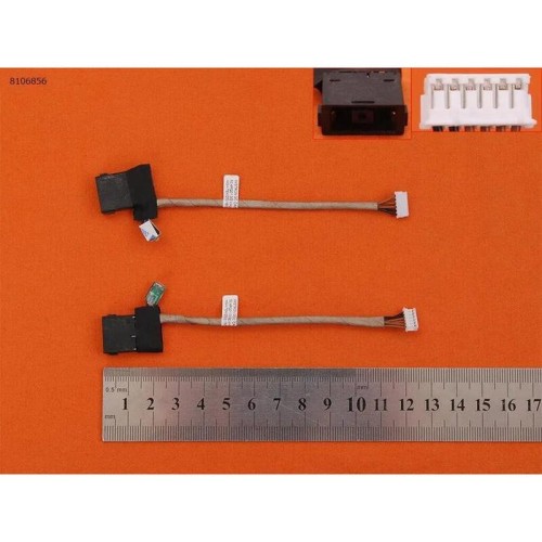 Conector dc jack para portátil lenovo thinkpad x1 carbon 34xx iron 50.4rq01.001