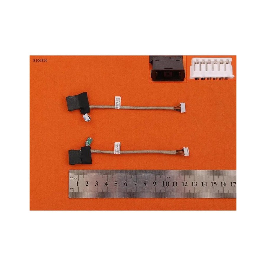 Conector dc jack para portátil lenovo thinkpad x1 carbon 34xx iron 50.4rq01.001