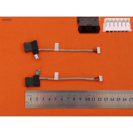 Conector dc jack para portátil lenovo thinkpad x1 carbon 34xx iron 50.4rq01.001